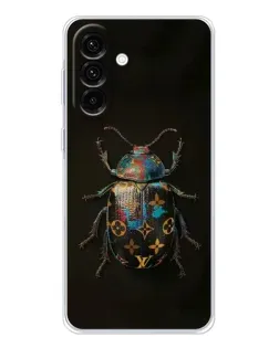 Чехол для Samsung Galaxy A26 5G с картинкой «LV — мраморный принт»