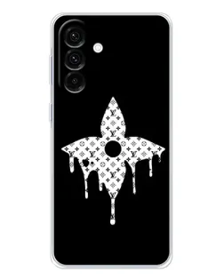 Чехол для Samsung Galaxy A26 5G с картинкой «Цветочная монограмма»