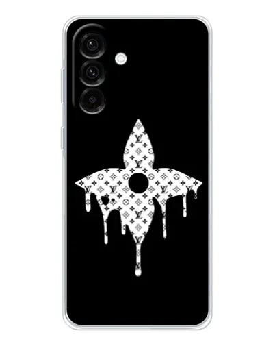 Чехол для Samsung Galaxy A26 5G с картинкой «Цветочная монограмма»