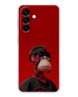Чехол для Samsung Galaxy A26 5G с картинкой «Bored Ape в красном» Чехол для Samsung Galaxy A26 5G с картинкой «Bored Ape в красном»