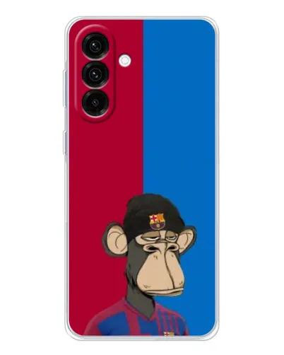 Чехол для Samsung Galaxy A26 5G с картинкой «Bored Ape — фанат Барсы»