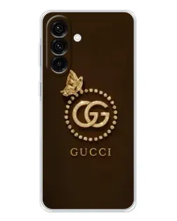 Чохол для Samsung Galaxy A26 5G з картинкою «Gucci — золотий метелик»