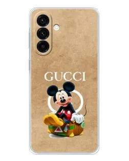 Чохол для Samsung Galaxy A26 5G з картинкою «Міккі Маус Gucci — крафт»