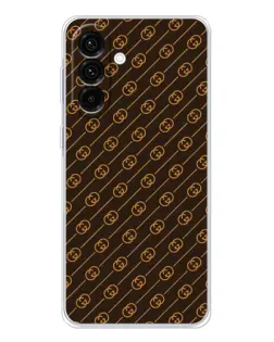 Чохол для Samsung Galaxy A26 5G з картинкою «Gucci — золоті діагоналі»