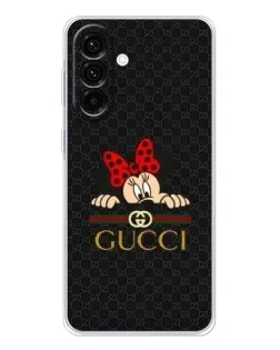Чохол для Samsung Galaxy A26 5G з картинкою «Мінні Маус Gucci — чорний»