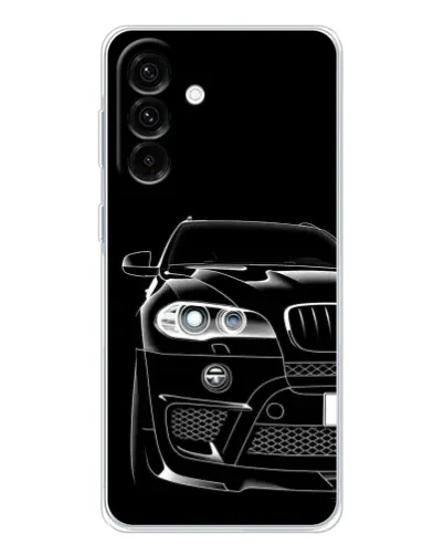 Чехол для Samsung Galaxy A26 5G с картинкой «Темный силуэт BMW»