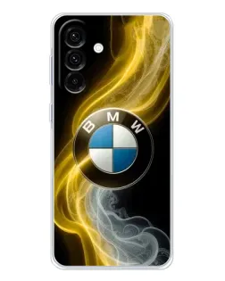 Чехол для Samsung Galaxy A26 5G с картинкой «Золотистый дым BMW» Чехол для Samsung Galaxy A26 5G с картинкой «Золотистый дым BMW»
