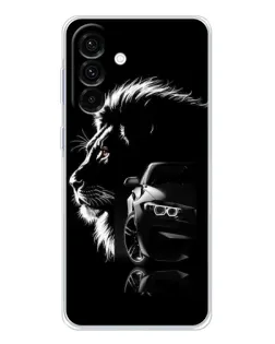 Чехол для Samsung Galaxy A26 5G с картинкой «BMW и лев» Чехол для Samsung Galaxy A26 5G с картинкой «BMW и лев»