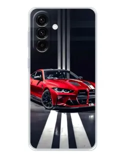 Чехол для Samsung Galaxy A26 5G с картинкой «Красная BMW на дороге» Чехол для Samsung Galaxy A26 5G с картинкой «Красная BMW на дороге»