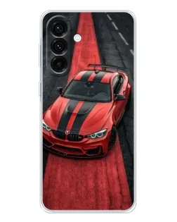 Чехол для Samsung Galaxy A26 5G с картинкой «BMW на красной дорожке» Чехол для Samsung Galaxy A26 5G с картинкой «BMW на красной дорожке»