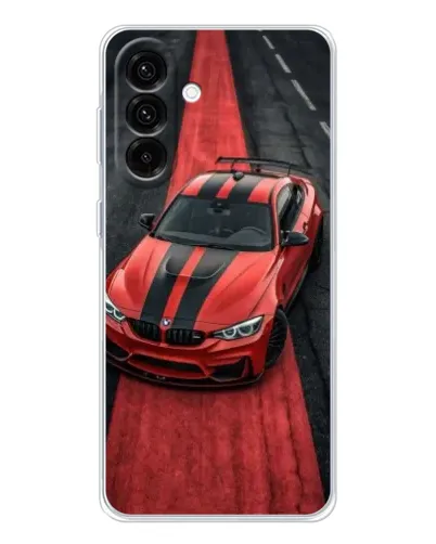 Чехол для Samsung Galaxy A26 5G с картинкой «BMW на красной дорожке»