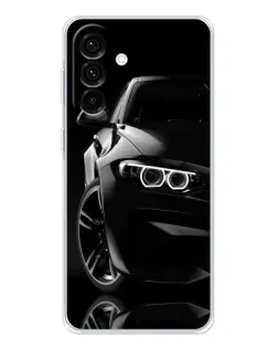 Чехол для Samsung Galaxy A26 5G с картинкой «Черная BMW — профиль» Чехол для Samsung Galaxy A26 5G с картинкой «Черная BMW — профиль»
