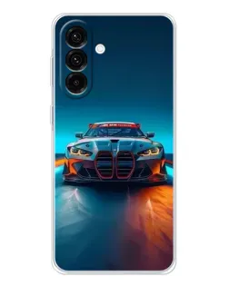 Чехол для Samsung Galaxy A26 5G с картинкой «BMW — огни неона» Чехол для Samsung Galaxy A26 5G с картинкой «BMW — огни неона»