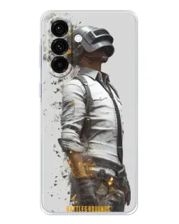 Чехол для Samsung Galaxy A26 5G с картинкой «PUBG — боец в пыли»