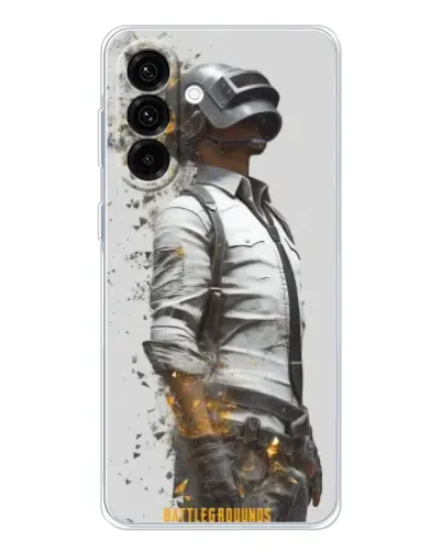 Чехол для Samsung Galaxy A26 5G с картинкой «PUBG — боец в пыли»