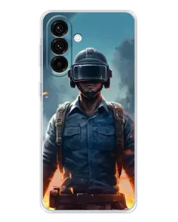 Чехол для Samsung Galaxy A26 5G с картинкой «PUBG — реалистичный герой»