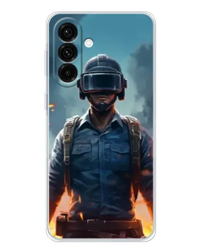 Чехол для Samsung Galaxy A26 5G с картинкой «PUBG — реалистичный герой»