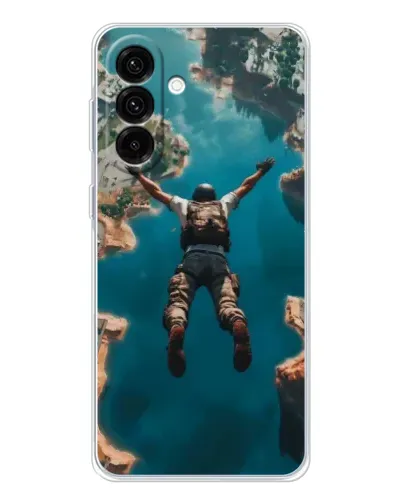 Чехол для Samsung Galaxy A26 5G с картинкой «PUBG — свободное падение»