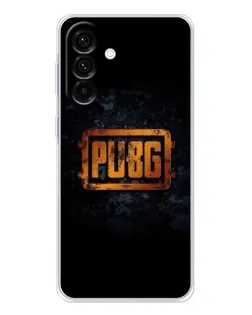 Чехол для Samsung Galaxy A26 5G с картинкой «PUBG — золотой логотип»