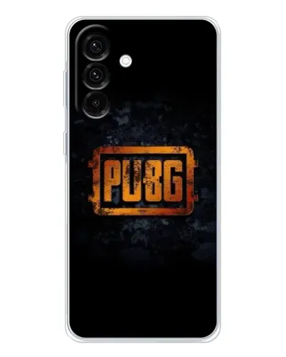 Чехол для Samsung Galaxy A26 5G с картинкой «PUBG — золотой логотип»