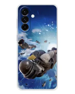Чехол для Samsung Galaxy A26 5G с картинкой «Десант PUBG — прыжок»