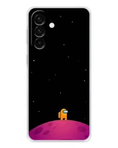 Чехол для Samsung Galaxy A26 5G с картинкой «Одинокий герой на планете»