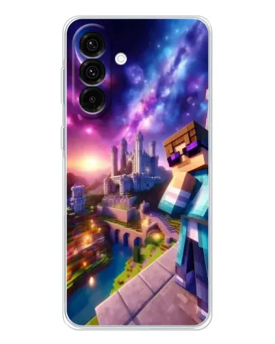 Чехол для Samsung Galaxy A26 5G с картинкой «Стив и космос»