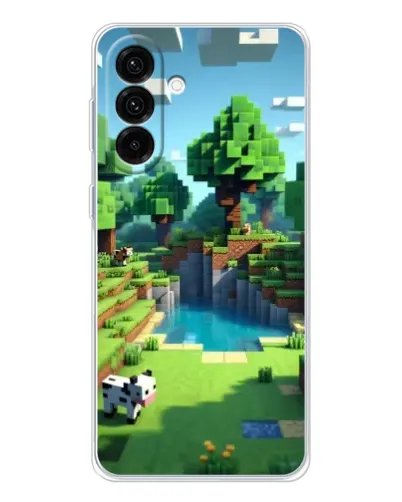 Чехол для Samsung Galaxy A26 5G с картинкой «Minecraft летний день»