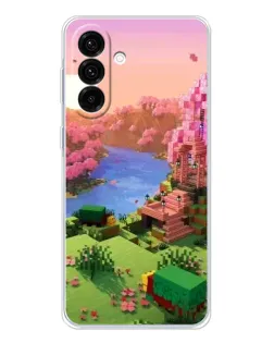 Чехол для Samsung Galaxy A26 5G с картинкой «Розовое дерево Minecraft» Чехол для Samsung Galaxy A26 5G с картинкой «Розовое дерево Minecraft»