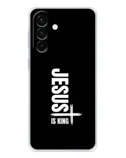 Чехол для Samsung Galaxy A26 5G с картинкой «Вертикаль веры Jesus»