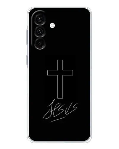 Чехол для Samsung Galaxy A26 5G с картинкой «Графический крест Jesus» Чехол для Samsung Galaxy A26 5G с картинкой «Графический крест Jesus»