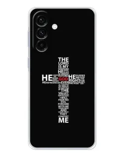 Чехол для Samsung Galaxy A26 5G с картинкой «Текстовый крест»
