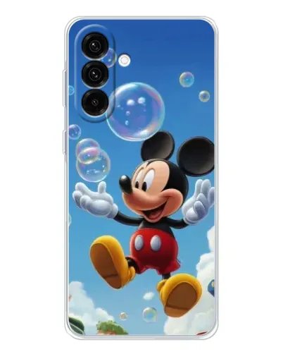 Чехол для Samsung Galaxy A26 5G с картинкой «Mickey и мыльные пузыри» Чехол для Samsung Galaxy A26 5G с картинкой «Mickey и мыльные пузыри»