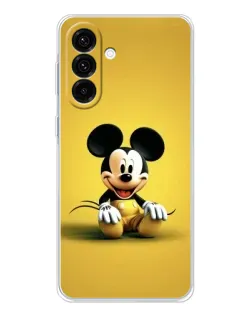 Чехол для Samsung Galaxy A26 5G с картинкой «Микки на желтом»