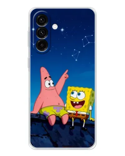 Чохол для Samsung Galaxy A26 5G з картинкою «Губка Боб та Патрік вночі» Чохол для Samsung Galaxy A26 5G з картинкою «Губка Боб та Патрік вночі»