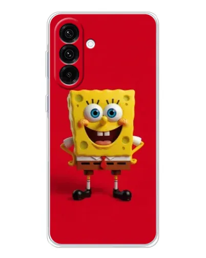 Чохол для Samsung Galaxy A26 5G з картинкою «Спанч Боб на червоному» Чохол для Samsung Galaxy A26 5G з картинкою «Спанч Боб на червоному»