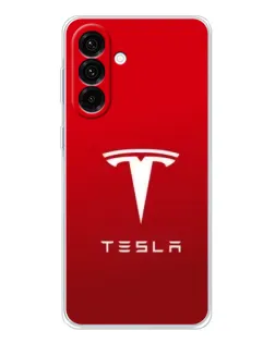 Чохол для Samsung Galaxy A26 5G з картинкою «Tesla Red Classic»