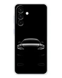 Чохол для Samsung Galaxy A26 5G з картинкою «Силует Tesla Night»