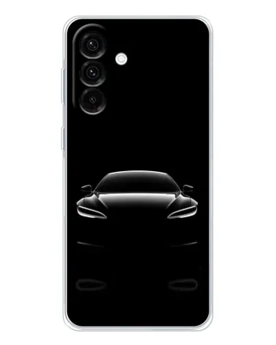 Чохол для Samsung Galaxy A26 5G з картинкою «Силует Tesla Night»