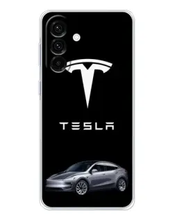 Чохол для Samsung Galaxy A26 5G з картинкою «Tesla Model Y»