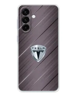 Чохол для Samsung Galaxy A26 5G з картинкою «Металева текстура Tesla»