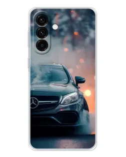Чохол для Samsung Galaxy A26 5G з картинкою «Mercedes — нічне місто»