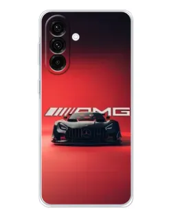 Чохол для Samsung Galaxy A26 5G з картинкою «Mercedes AMG — червона лінія»