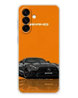 Чохол для Samsung Galaxy A26 5G з картинкою «Помаранчевий Mercedes AMG»