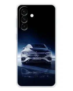 Чохол для Samsung Galaxy A26 5G з картинкою «Нічний Mercedes EQ»