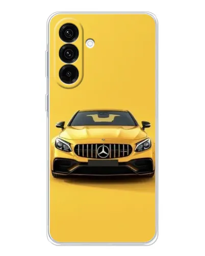 Чохол для Samsung Galaxy A26 5G з картинкою «Жовтий Mercedes GT»