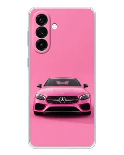 Чохол для Samsung Galaxy A26 5G з картинкою «Рожевий Mercedes AMG»