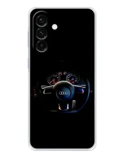 Чохол для Samsung Galaxy A26 5G з картинкою «Салон Audi — кермо»
