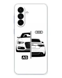 Чохол для Samsung Galaxy A26 5G з картинкою «Audi — контрастний дизайн»