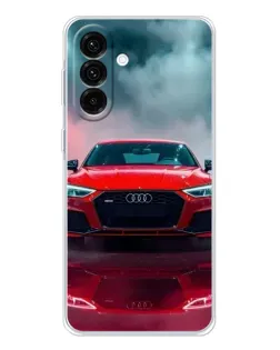 Чохол для Samsung Galaxy A26 5G з картинкою «Audi RS — червоний стиль»